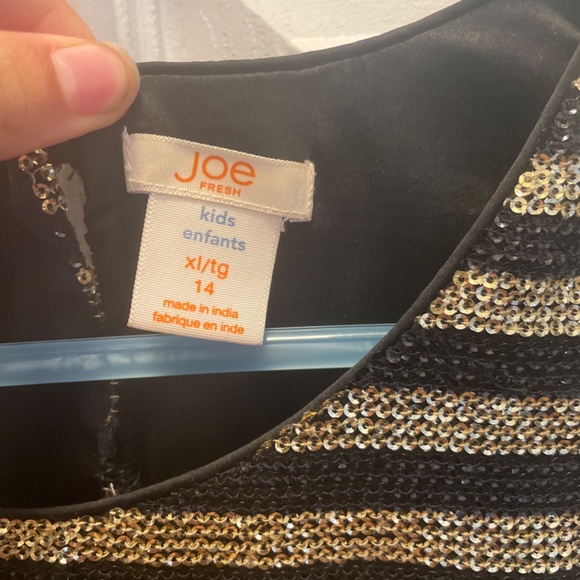 Sequence black and gold dress - Picture 2 of 3